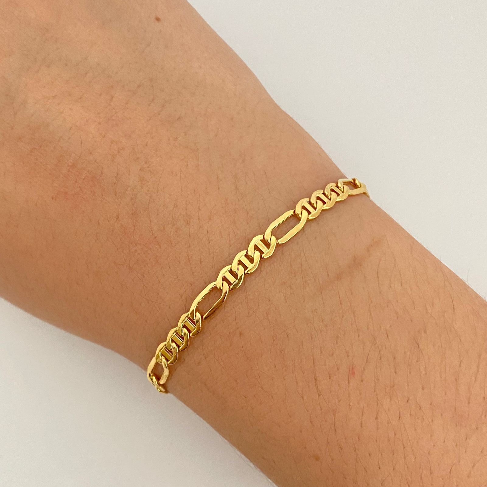 Pulso It 3x1 escalera Oro amarillo 18k 3,50 Gr / 4,5 mm / 18,5 Cm